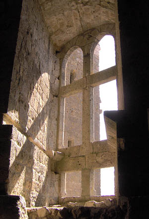 Chateau de Queribus - interior
